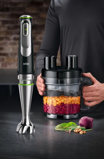 Блендер погружной Braun Multiquick 9 MQ 9195 XLI 1200 Вт черный Киев - изображение 9