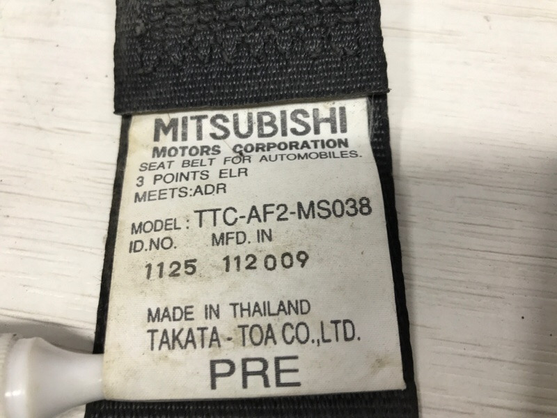 Ремень безопасности передний левый Mitsubishi L200 2006-2015 MN173443 (Арт. 51473) Київ - зображення 5