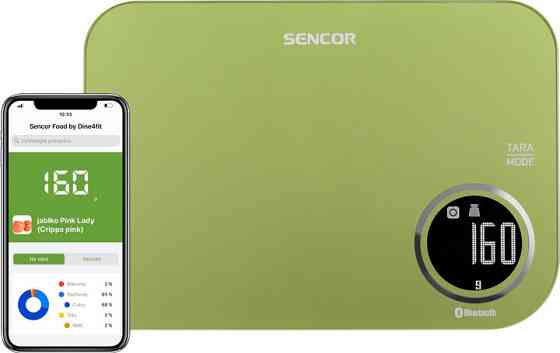 Весы кухонные Sencor SKS7070GG 5 кг салатовые Киев