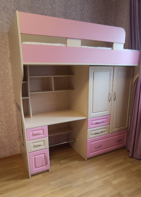 Дитяче двоярусне ліжко, Ліжко-горище Київ - зображення 2