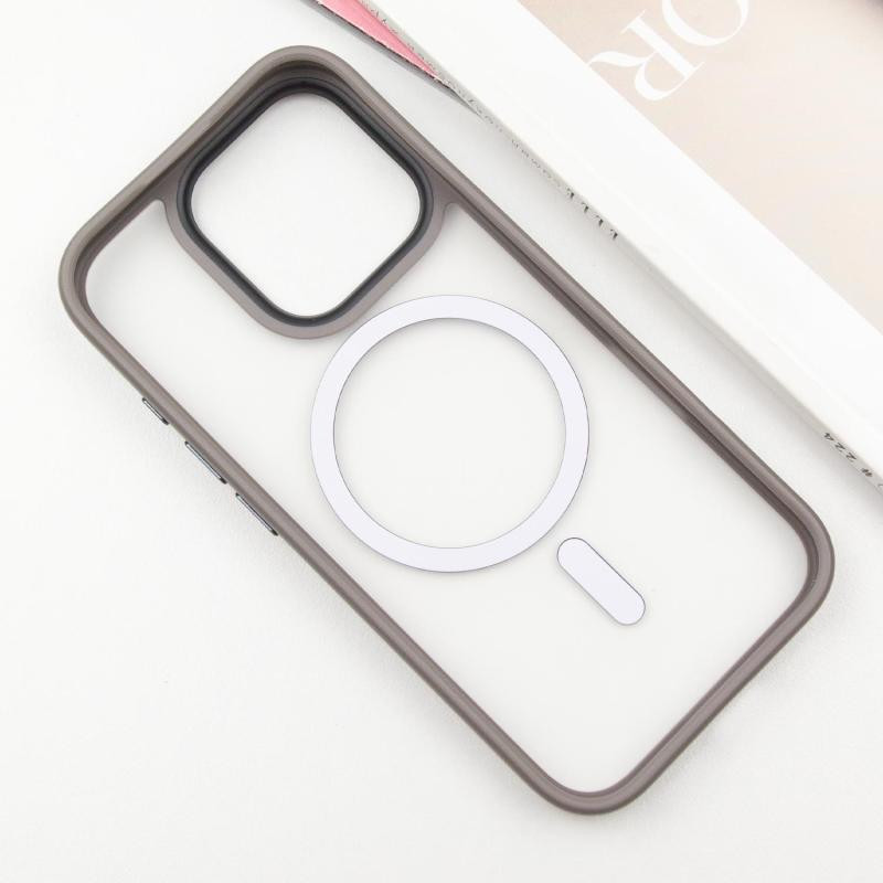 TPU+PC чехол Metal Buttons with Magnetic Fit для Apple iPhone 16 Pro (6.3") Херсон - зображення 9