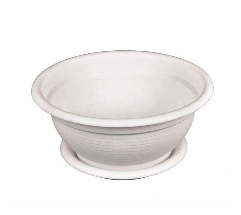 Кашпо ГОСПОДАР "РИМ" Ø23 см белое 92-8031 Харьков - изображение 1