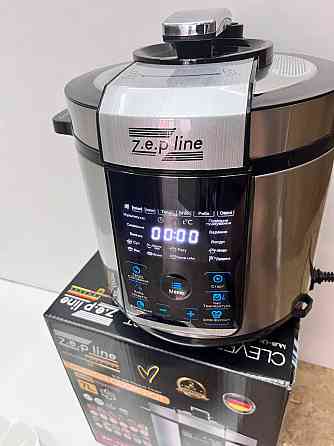 Мультиварка-скороварка и йогуртница Zepline ZP-125 7 л 3000 Вт серебристая Киев