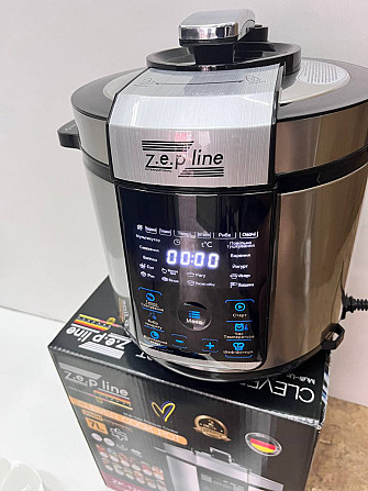 Мультиварка-скороварка и йогуртница Zepline ZP-125 7 л 3000 Вт серебристая Киев - изображение 4