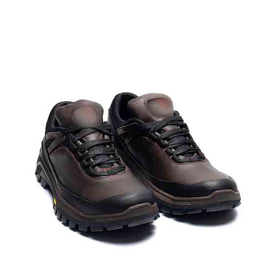 Мужские кожаные кроссовки Clasic Brown Київ