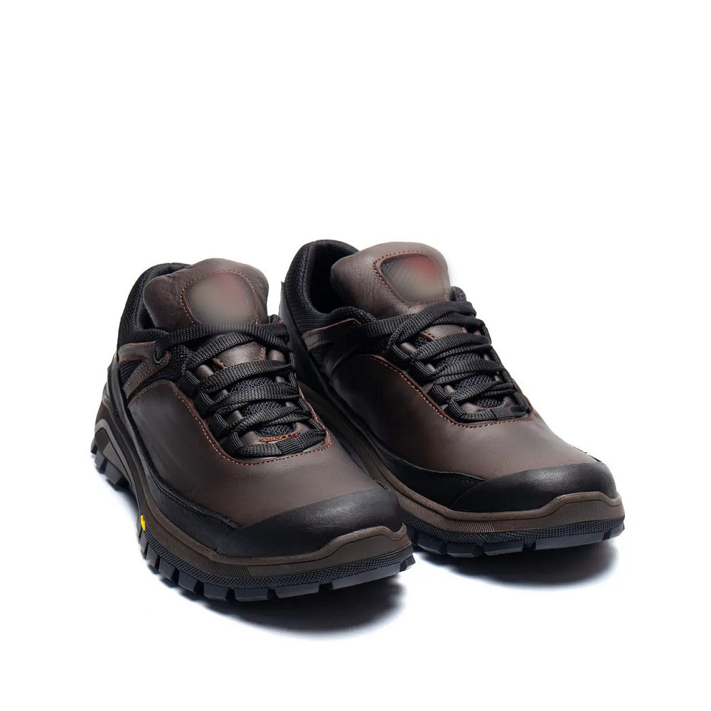 Мужские кожаные кроссовки Clasic Brown Київ - зображення 3