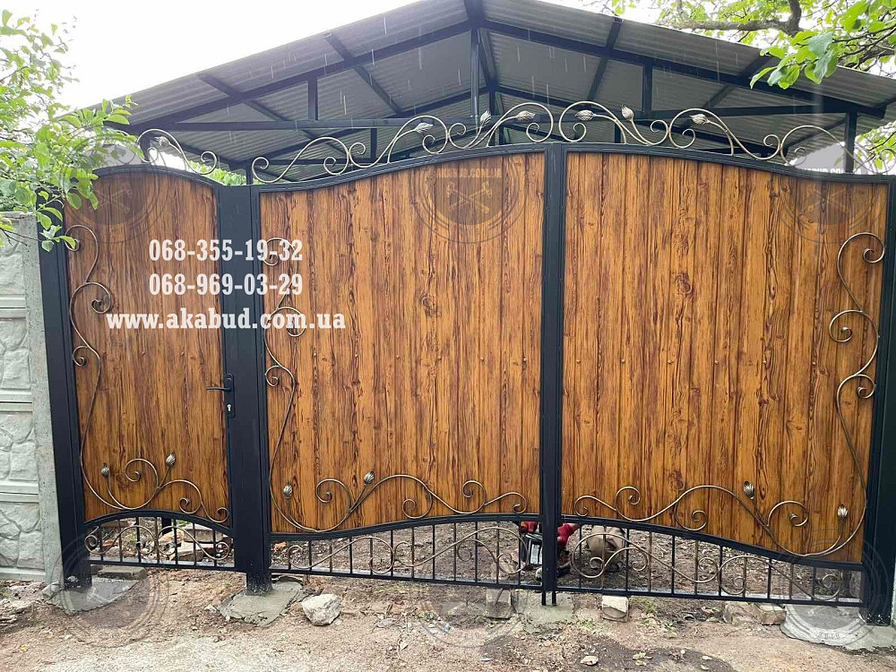 Ворота розпашні, ворота відкатні, навіси, балкони, паркани Кривий Ріг - зображення 2