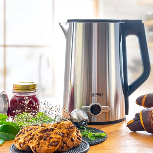 Електрочайник First FA-5407-5 1.7 л серебристый Киев - изображение 1