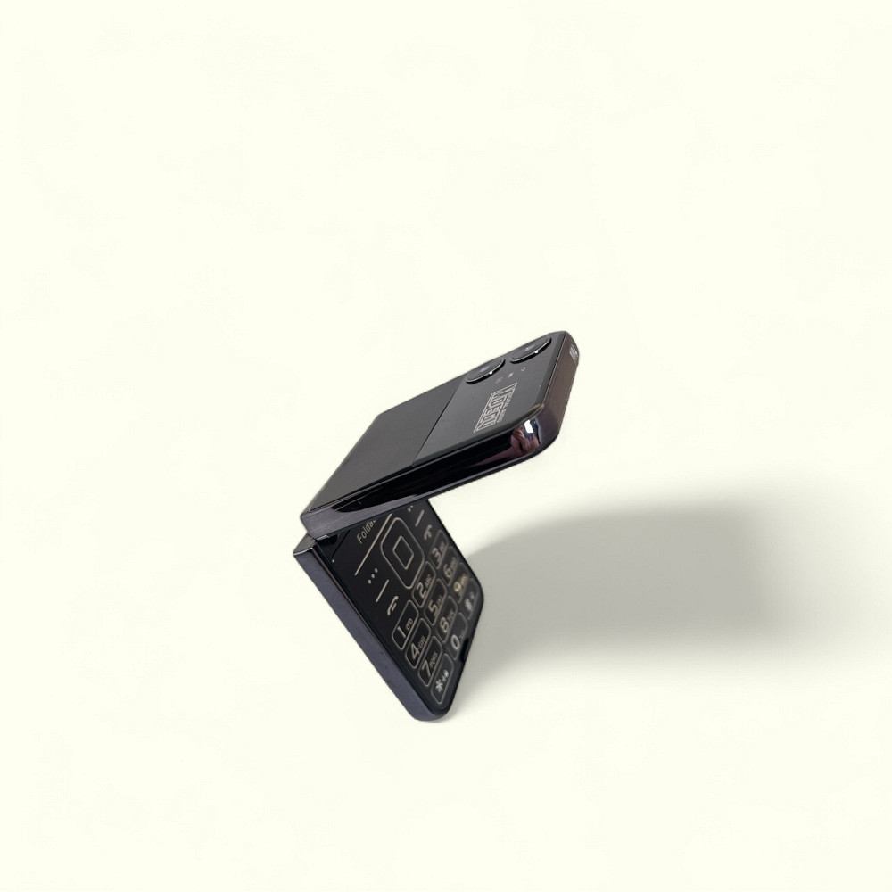 Кнопочный мобильный телефон раскладушка AIEK Flilo 4 на 4 сим карты Black Киев - изображение 9