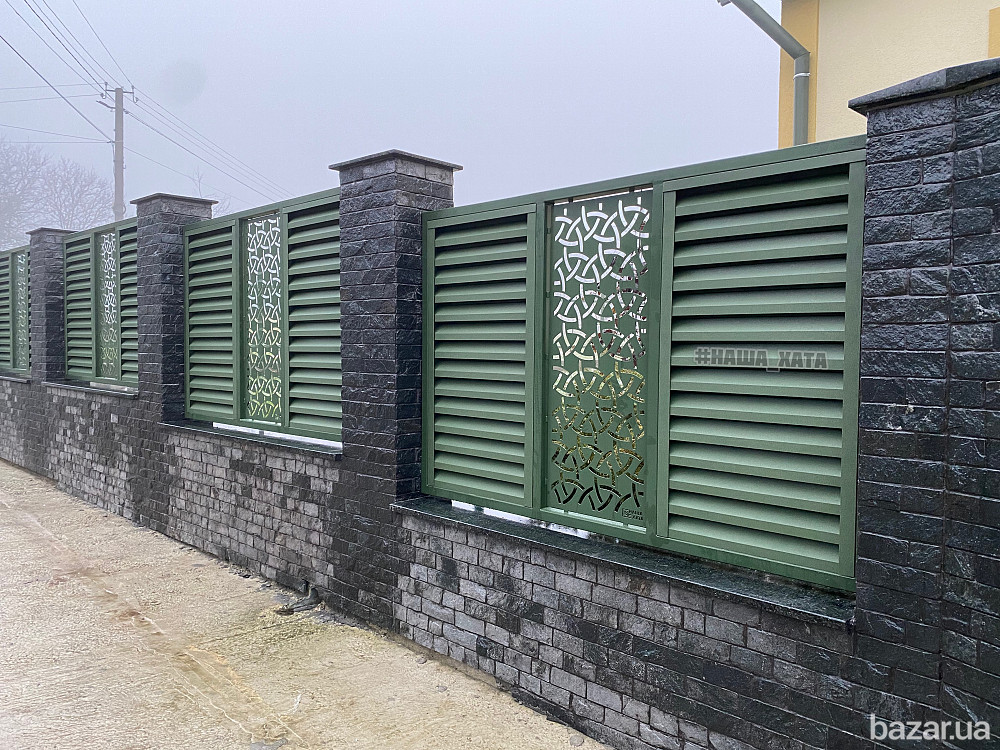 Виробник парканів/огорожі Жалюзі у Львові.Металевий паркан Жалюзі. Львов - изображение 1