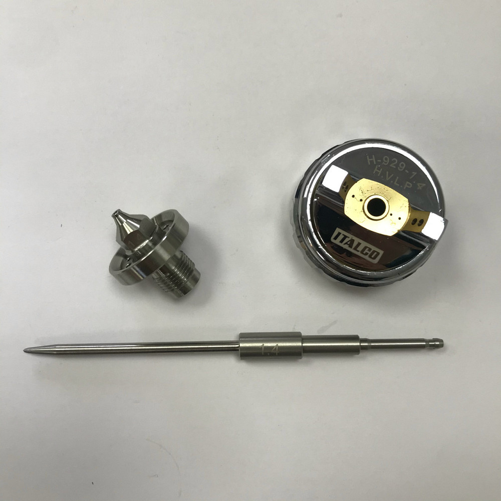 Сменный комплект форсунки для краскопультов H-929, диаметр 1,4мм ITALCO NS-H-929-1.4 Харків - зображення 3