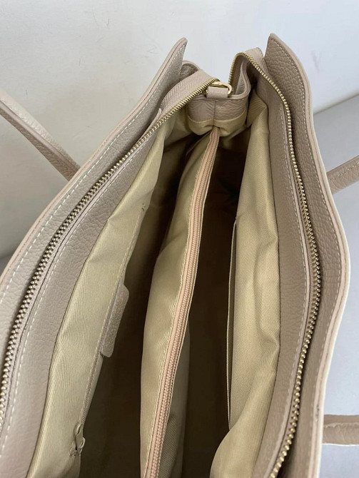 БІла Сумка гермес биркин стиль Hermes Італійська шопер велика TS00439 Киев - изображение 4