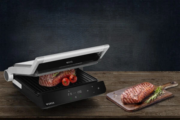 Гриль контактный ECG 5200 Fuego 2000 Вт черный Киев - изображение 7