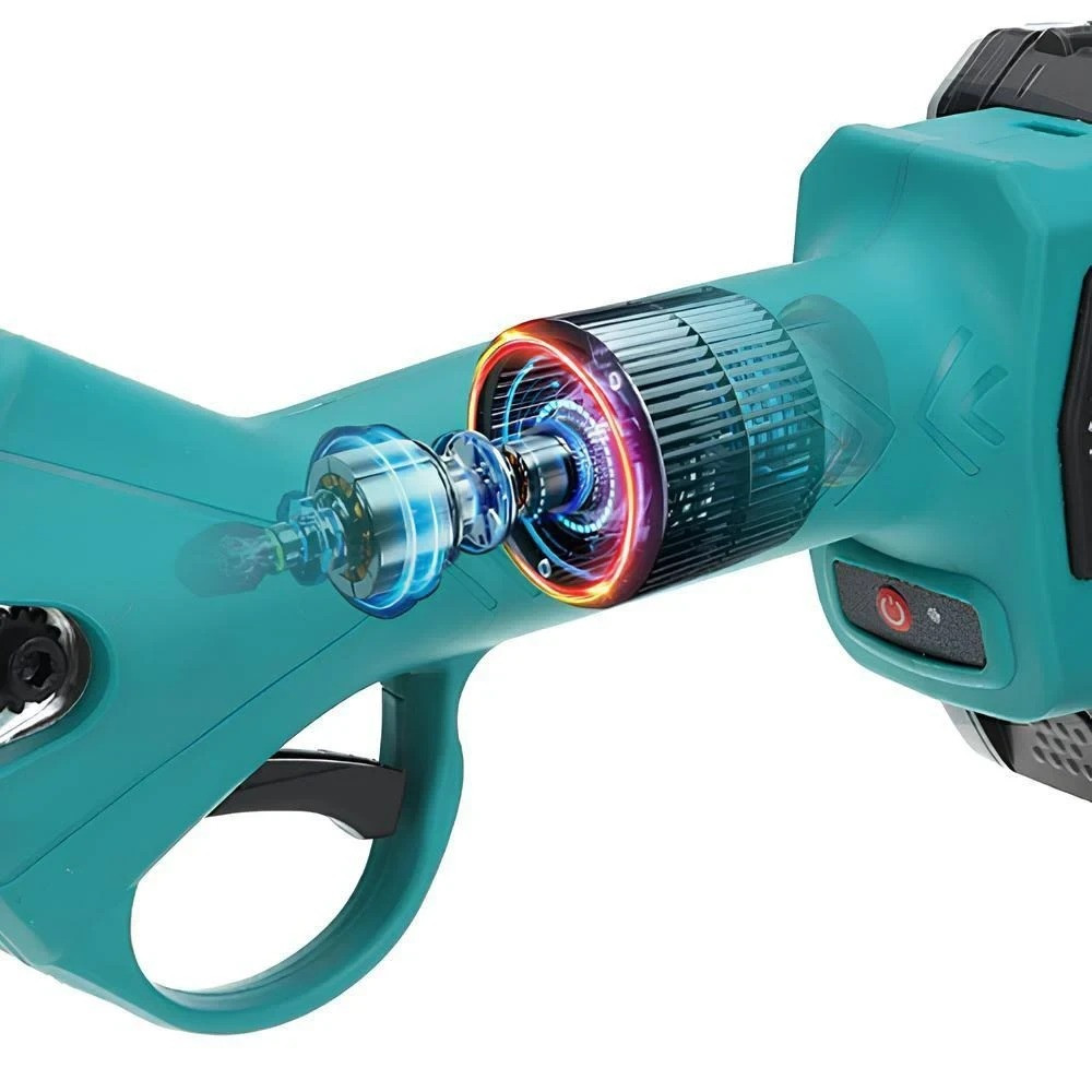 Аккумуляторный секатор в кейсе + 2 аккумулятора 21В / Электрические ножницы Одеса - зображення 3