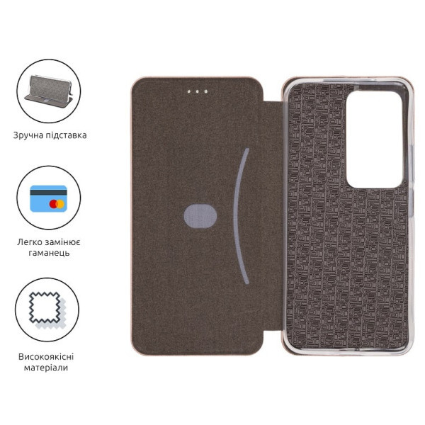 Чохол-книжка ArmorStandart G-Case для Xiaomi Redmi 15 4G Rose Gold (ARM87091) (Код товару:42937) Харків - зображення 3