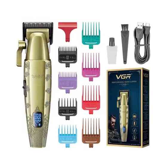 Машинка для стрижки аккумуляторная VGR V-036 5 Вт золотистая Киев