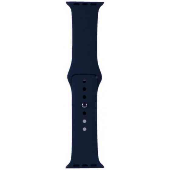 DM Ремінець Silicone для Apple Watch 38/40/41 mm Midnight Blue (Код товару:29445) Харків