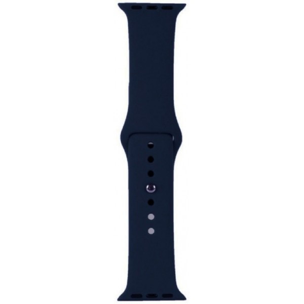 DM Ремінець Silicone для Apple Watch 38/40/41 mm Midnight Blue Харків - зображення 4