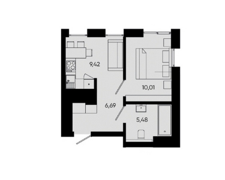 Продажа 1 кімнатна квартира у Львові. ЖК Holosko Resident Львів - зображення 3