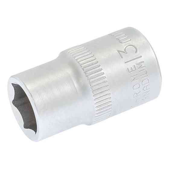 Головка торцевая 6-гранная MASTERTOOL ½" 13 мм L 40 мм CrV 78-0013 Харьков