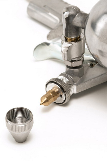 Краскопульт пневматический поворотный MASTERTOOL HP MINI ВАЛБ 200 мл Ø 0,5 мм круглый факел 60-90 л/ Харьков - изображение 3