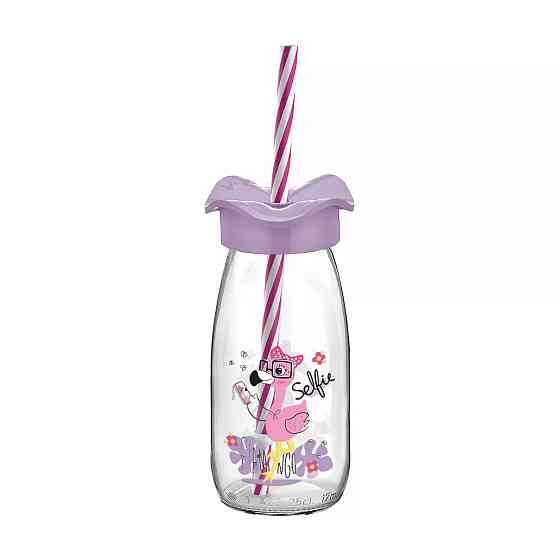 Пляшка для води Vittora Fırfır VT-182041-pink 250 мл рожева Київ