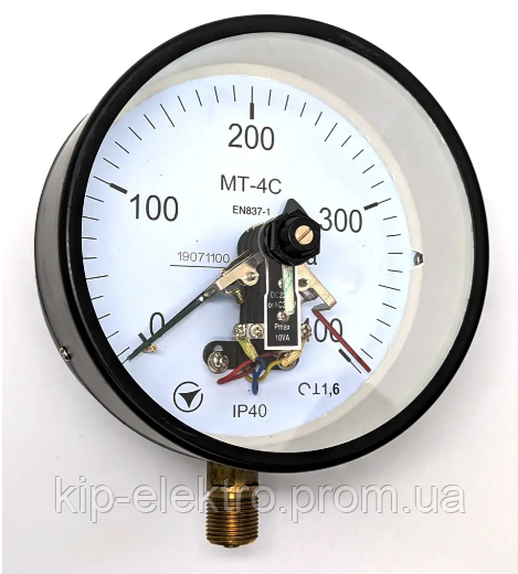 Манометр электроконтактный МТ-4С от 0 до 160 кПа (1,6 кгс/см2) - аналог ЭКМ-1У, ДМ20ЕКM-1У,05СгУ3, Д Київ - зображення 8