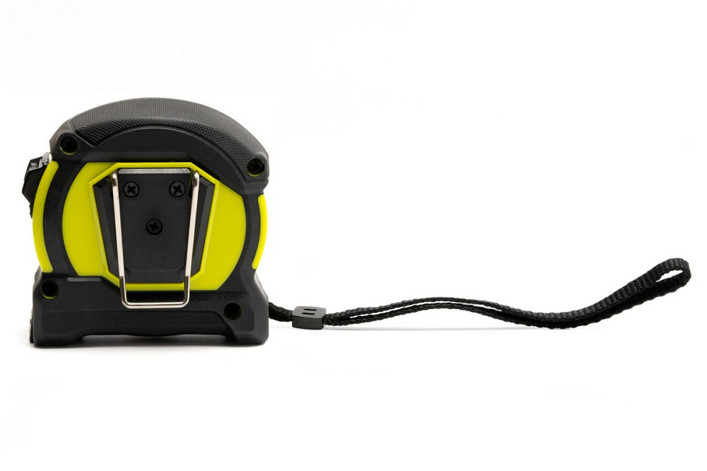 Рулетка WERTVOLL 8 м х 25 мм с магнитами фиксатор полотна покрытие TPR нейлоновое покрытие MS-2825 Харків - зображення 3