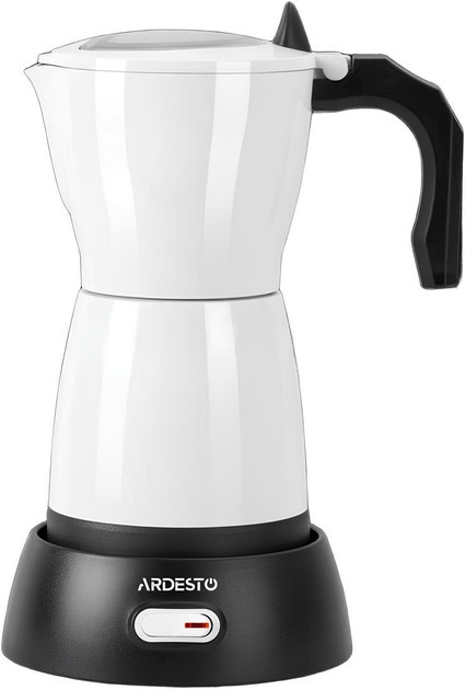 Кофеварка гейзерная электрическая Ardesto CMM-X300W 480 Вт белая Киев - изображение 1