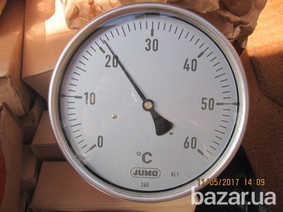 Термометр стрелочный биметаллический JUMO тип 60.8003 Суми - зображення 1
