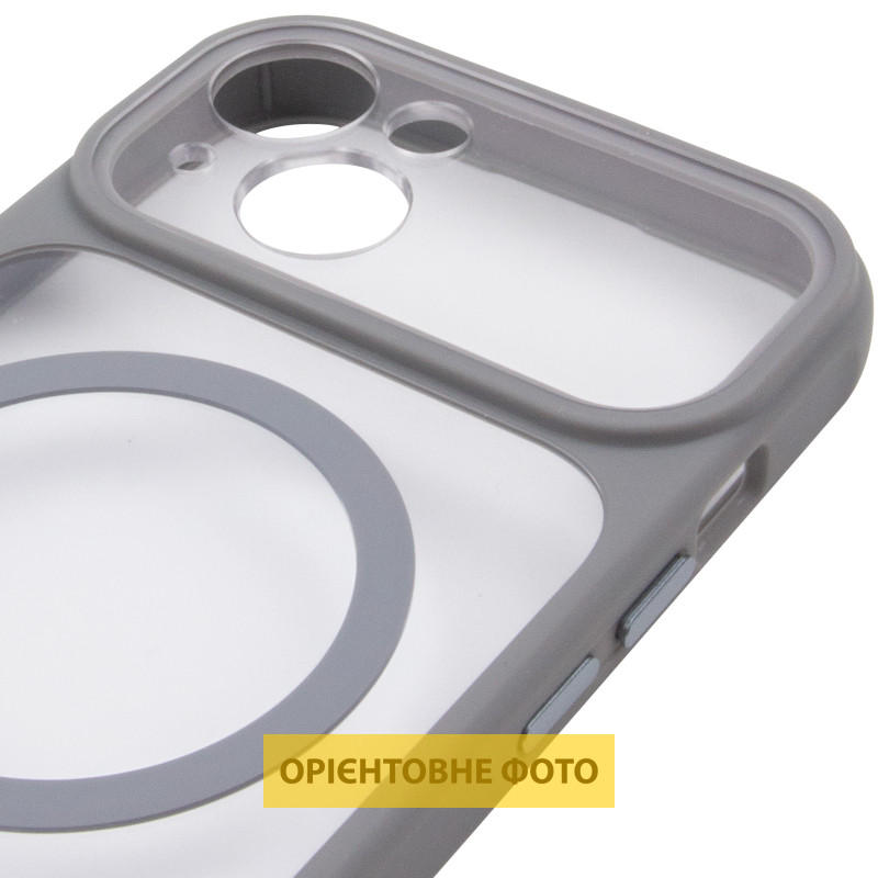 Чехол TPU+PC GETMAN Moon Clear with MagSafe для Apple iPhone 15 (6.1") Херсон - зображення 6