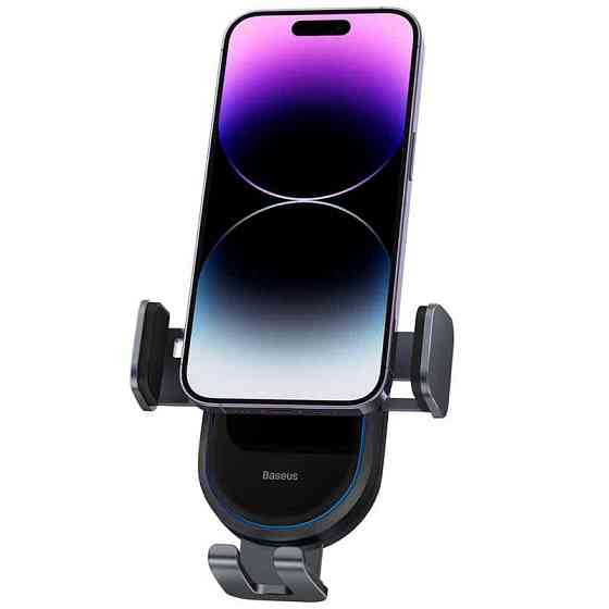 Уценка Автодержатель с БЗУ Baseus LightChaser Wireless Charging Electric Car Mount 15W (C403559001) Херсон