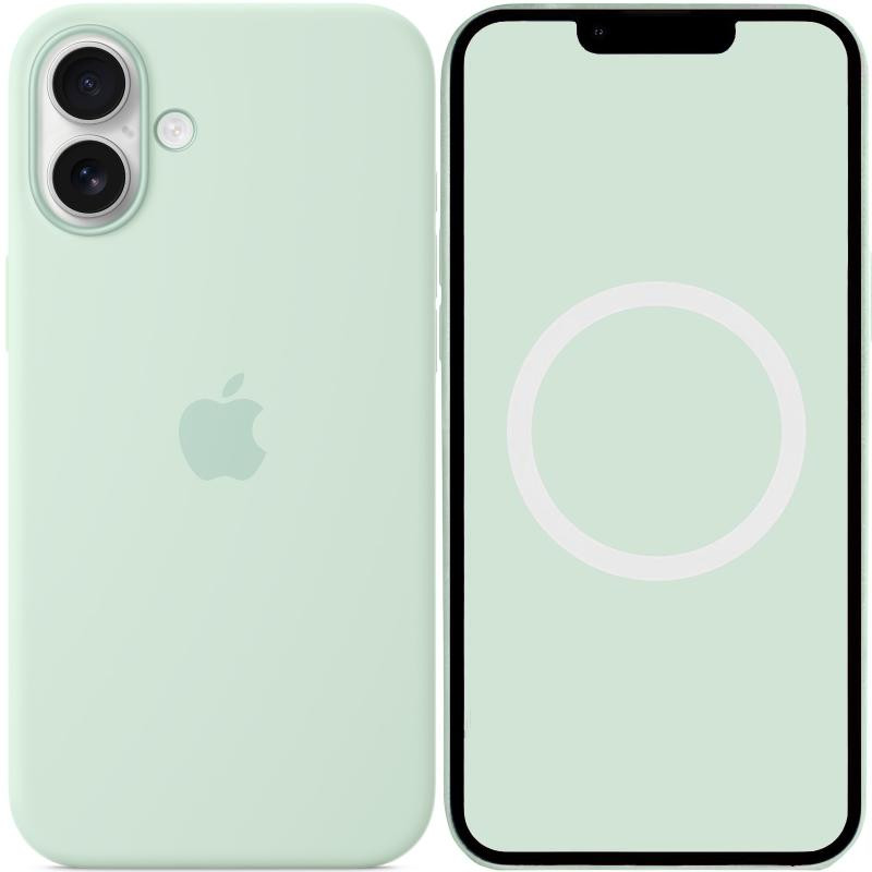 Уценка Чехол Silicone case (AAA) with Magsafe and Animation (button) для Apple iPhone 16 Plus (6.7") Херсон - изображение 2