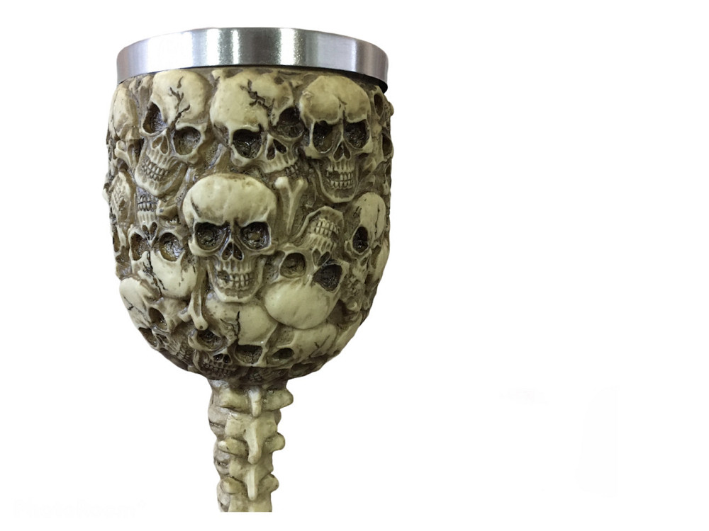 Бокал для Вина Кружка Чашка Череп Игра Престолов Game Of Thrones Winter is Coming Кубок Готика Подар Киев - изображение 4