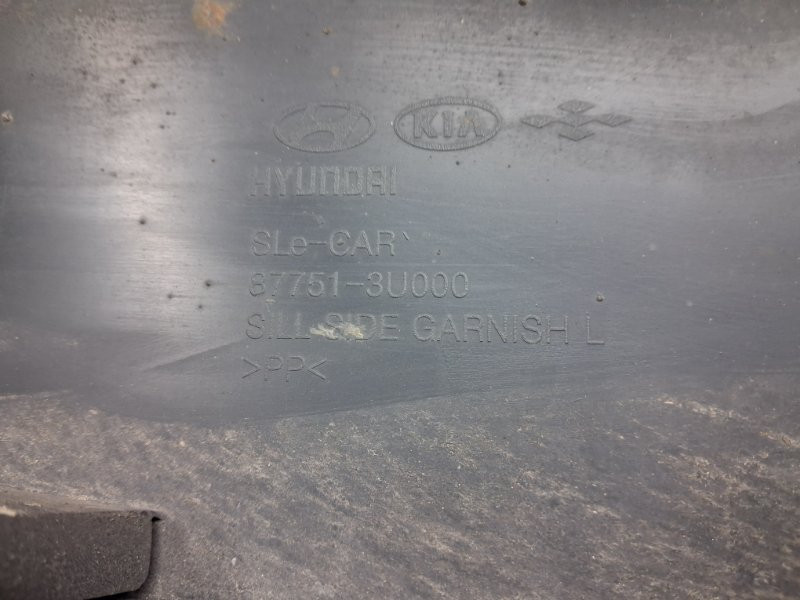 Накладка порога внешняя левая Kia Sportage SL 1.7 DIESEL D4FD 2010 (б/у) Київ - зображення 7