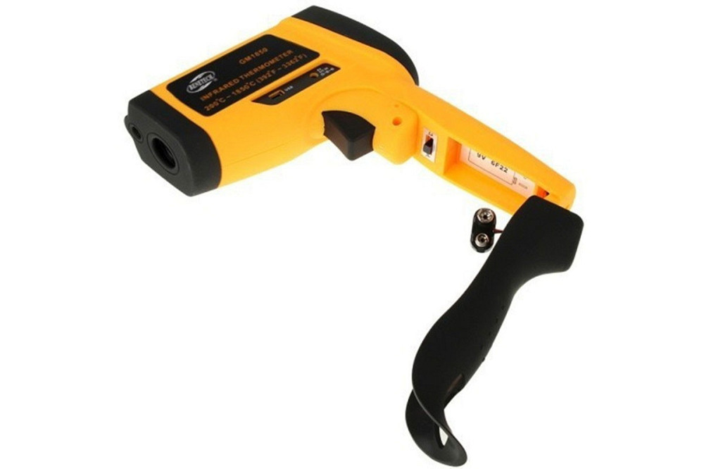 Лазерный бесконтактный цифровой пирометр 200-1850°C BENETECH GM1850 Харків - зображення 2