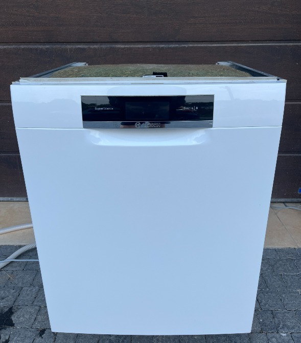 Посудомийка біла Bosch Serie8 Made in Germany 60cm ідеальна укр ру меню Бережаны - изображение 1