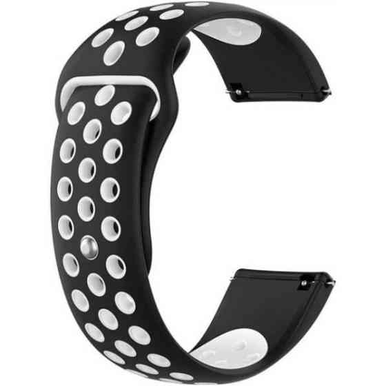 DM Ремінець Sport Nike 22 mm Універсальний Black/White Харків