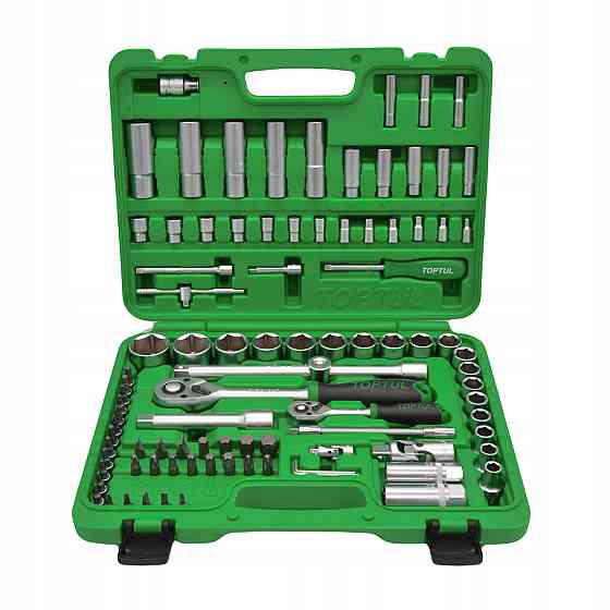 Набор автоинструментов 1/4", 1/2" 94 ед. (6-гран.) TOPTUL GCAI094R Харьков
