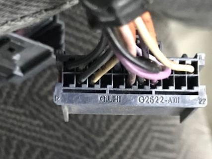 Бу разьем проводки потолка Renault Laguna 2, G1UH1 G2622-A101. Кропивницкий - изображение 2