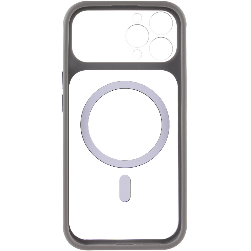 Чехол TPU+PC GETMAN Moon Clear with MagSafe для Apple iPhone 12 Pro (6.1") Херсон - зображення 4