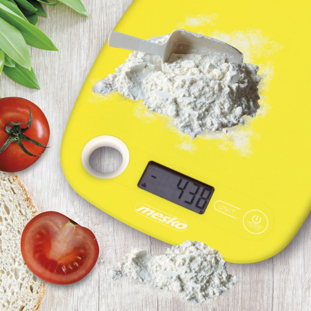 Весы кухонные Mesko MS-3159-Yellow 5 кг Київ - зображення 4