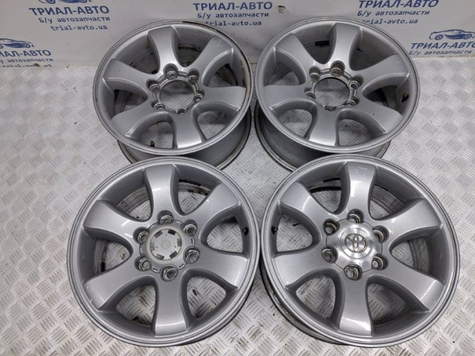 Диски титан комплект R17 Toyota Prado 120 4.0 1GR-FE 2003 (б/у) Київ - зображення 1