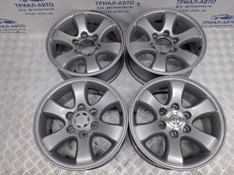 Диски титан комплект R17 Toyota Prado J120 4.0 1GR-FE 2002 (б/у) Киев - изображение 1