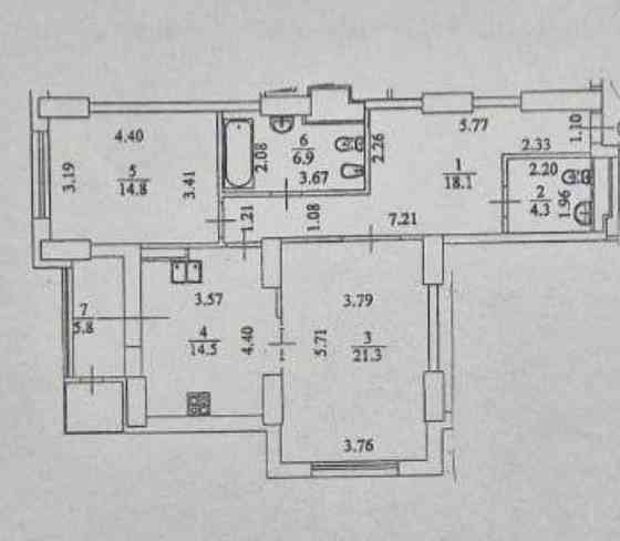 продажа 2-к квартира Киев, Днепровский, 110000 $ Київ