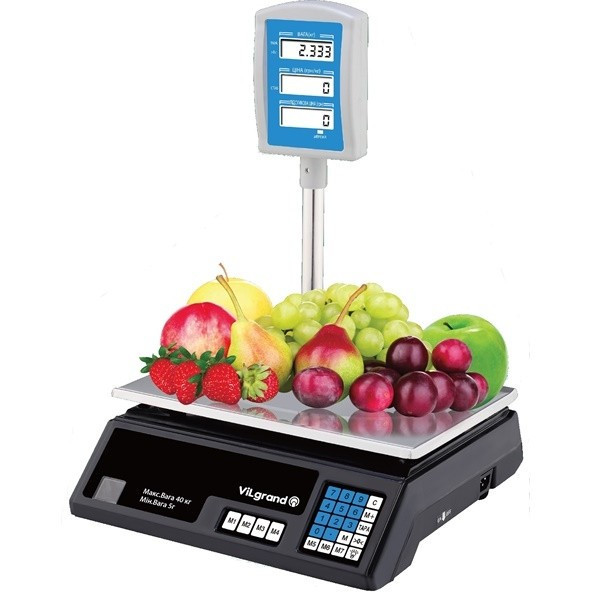 Ваги торгові Vilgrand VES-6V-41-W Київ - зображення 1