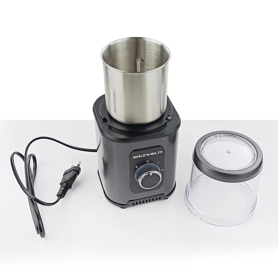 Кофемолка Grunhelm GС-4511S 450 Вт серая Київ - зображення 3