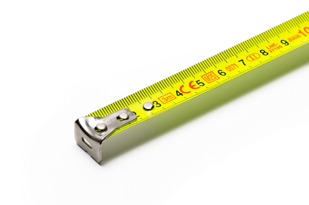 Рулетка WERTVOLL 3 м х 16 мм фиксатор полотна кнопка STOP покрытие TPR нейлоновое покрытие противоск Харків - зображення 6