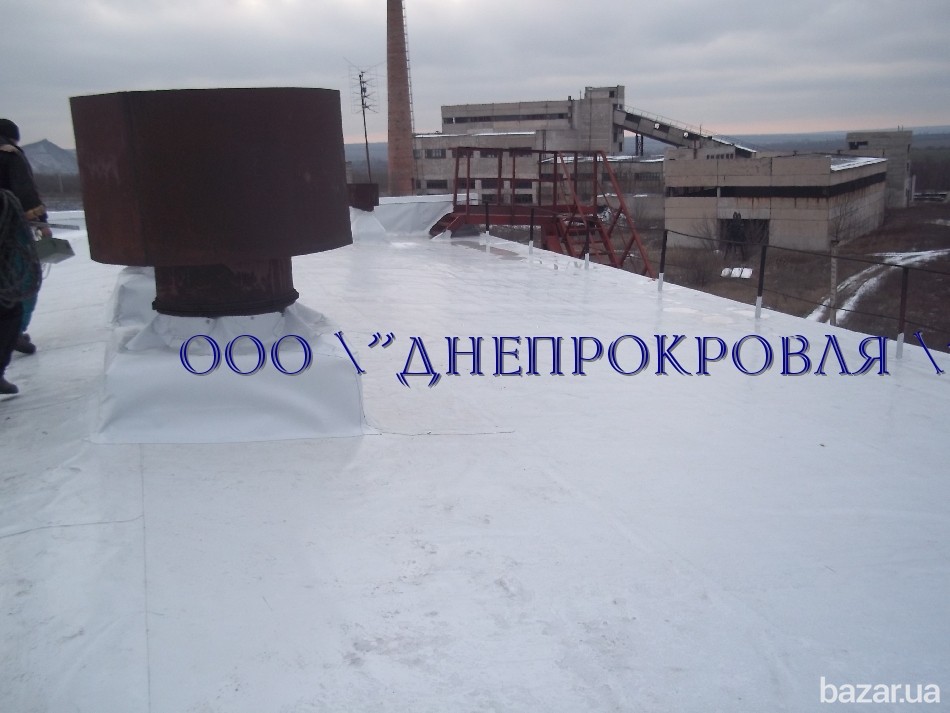 Мембранная кровля,укладка пвх и тпо мембраны в Кривом Рогу Кривий Ріг - зображення 1