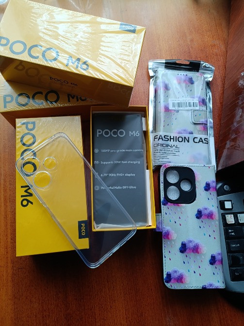 Смартфон Xiaomi POCO М6 - 6,7" NFC 6/128, 5030мА+чохол-книжка+ плівка Лубни - зображення 2